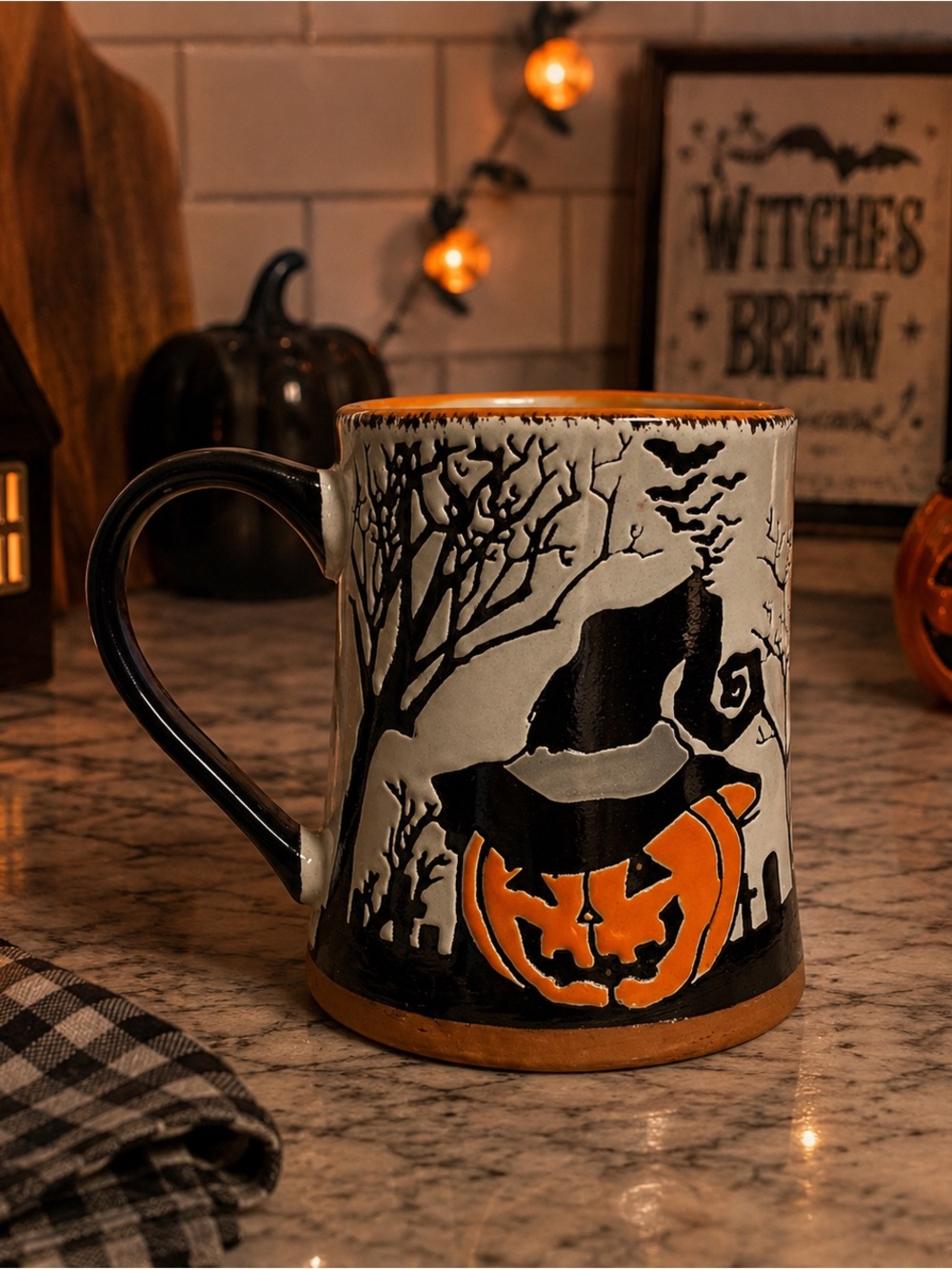 Spectrum Designz Halloween Jack-o'-Lantern Ceramic Mug